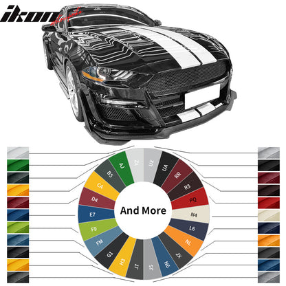 2018-2023 Mustang GT500 Style Painted Front Bumper Cover Conversion
