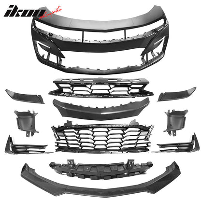 2019-2024 Chevrolet Camaro 19 SS Style Unpainted Front Bumper Cover