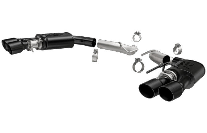 MagnaFLow Competition Series Axle Back Black Tips - 2018-2019 Ford Mustang GT
