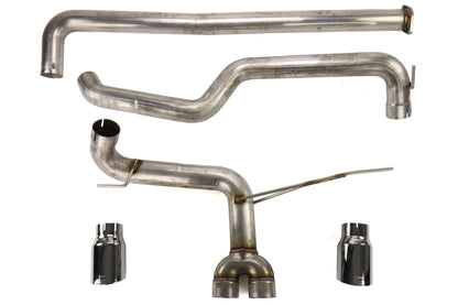 AWE Track Edition Cat-Back Exhaust (Chrome Silver Tips) - 2013-2018 Ford Focus ST