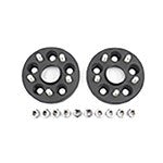 ISC Suspension Wheel Spacers 5x100 25mm Black Pair - Subaru Models (inc. 2002-2014 WRX