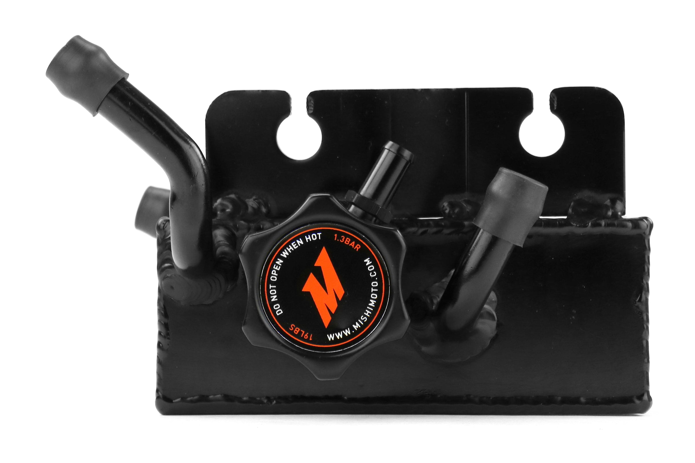 Mishimoto Aluminum Coolant Expansion Tank Black - 2008-2014 Subaru WRX