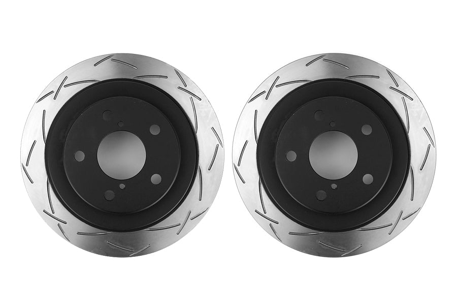 DBA 4000 Series T-Slot Slotted Rear Rotor Pair - Subaru Models (inc. 2002-2005 WRX)