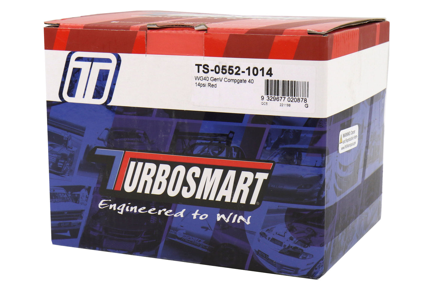 Turbosmart WG40 GenV Comp-Gate 40mm 14psi (Red) - Universal