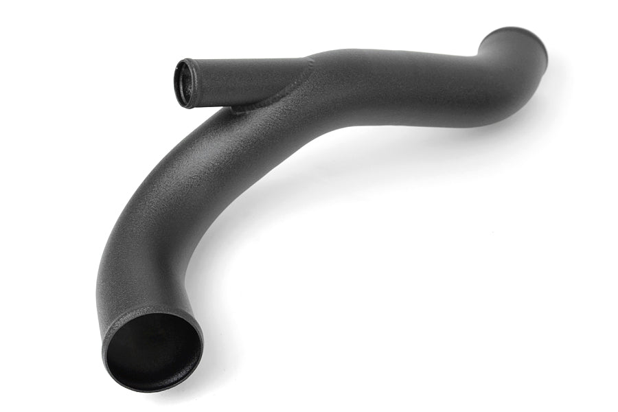 AMS Lower Intercooler Pipe Black - 2008-2015 Mitsubishi Evo X