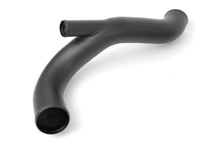 AMS Lower Intercooler Pipe Black - 2008-2015 Mitsubishi Evo X