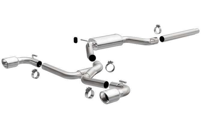 Magnaflow Touring Series Cat Back Exhaust System - 2018-2019 Volkswagen GTI