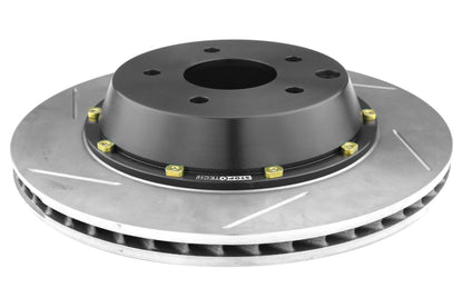 Stoptech 2-Piece Aerorotor and Hat 322x22 Rotor Slotted Pair Rear - 2003 2009 Nissan 350Z / Infiniti G35 (w/OEM Brembo)