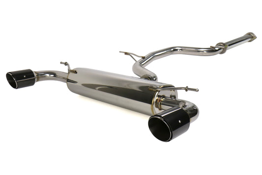Remark Cat Back Exhaust w/ Black Chrome Tip Cover - 2012-2017 Volkswagen GTI