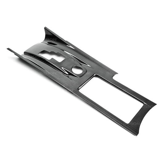 Seibon Carbon Fiber Center Shifter Bezel - 2009-2014 Nissan GT-R