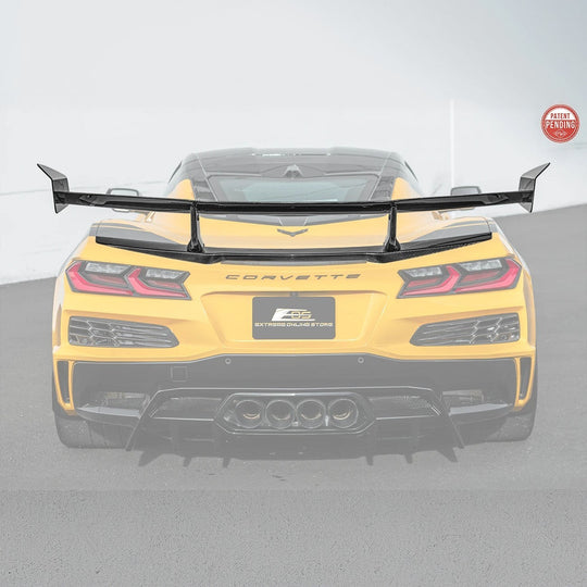 ZR1 Package Corvette C8 Z06 / E-Ray DRY CARBON FIBER Rear Spoiler
