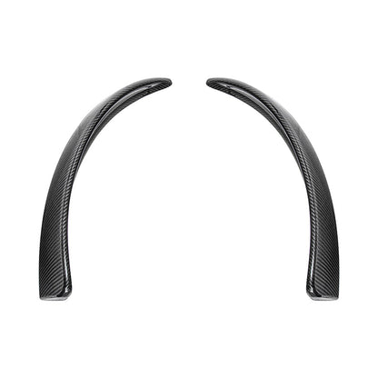 2005-13 Corvette C6 Z06 ZR1 Extended DRY CARBON FIBER Front Splash Guard Mud Flaps