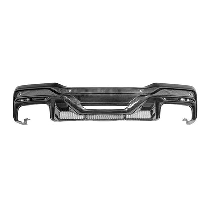 2024-Up Ford Mustang S650 Dark Horse Style DRY CARBON FIBER Rear Bumper Diffuser