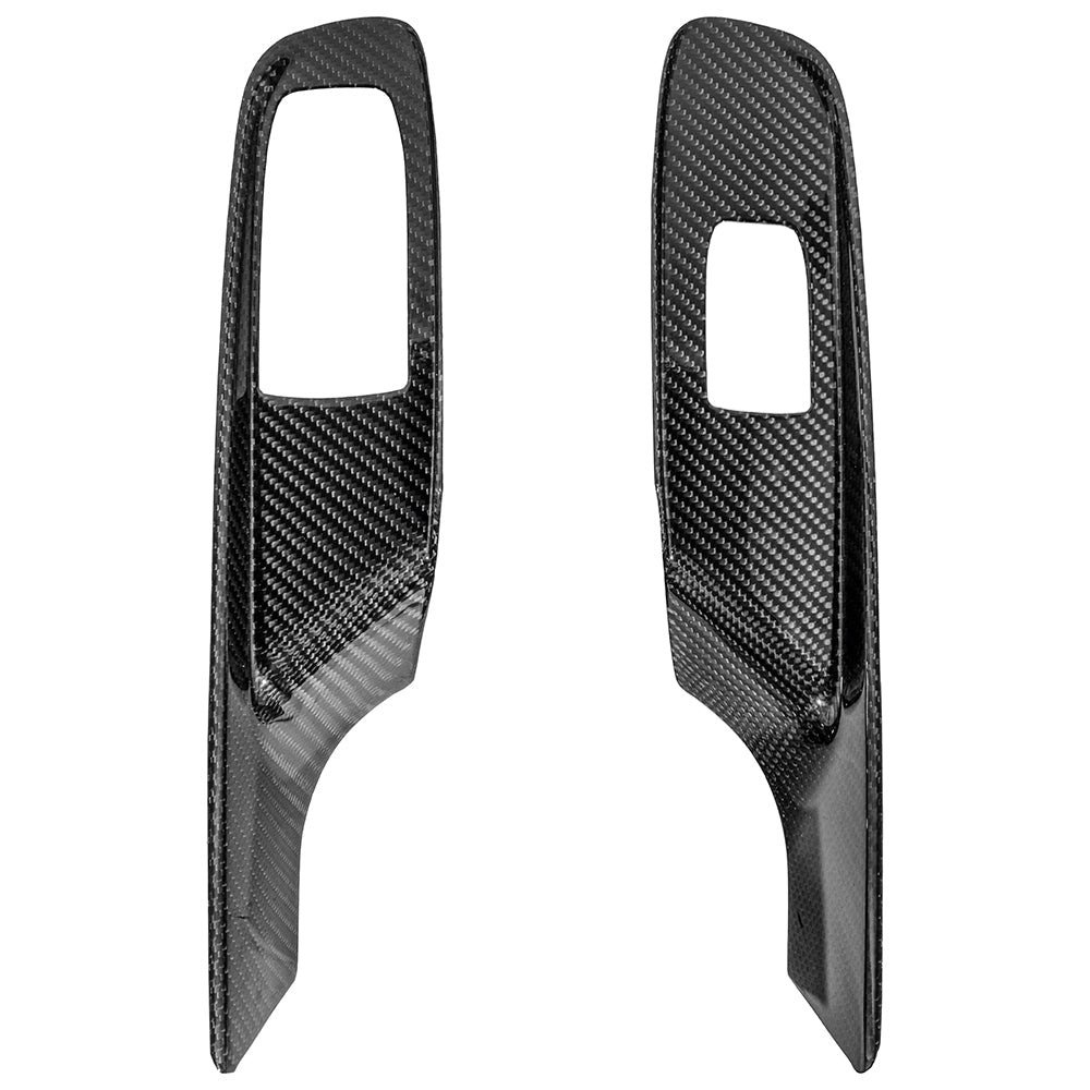 Corvette C8 Coupe DRY CARBON FIBER Side Window Switch Control Panel Cover
