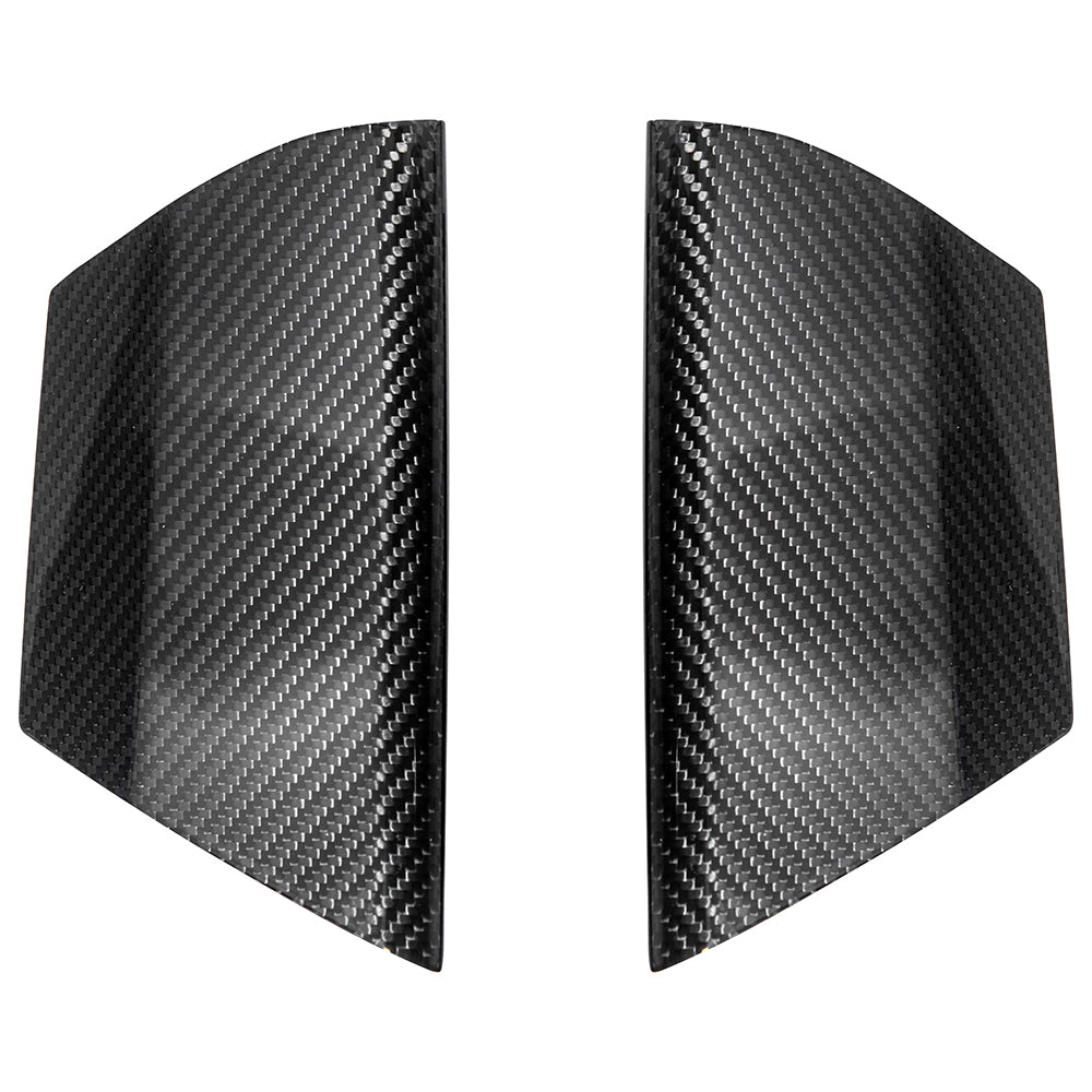 2015-20 Ford Mustang Shelby GT350 DRY Carbon Fiber Front Upper Grille Inserts Pair