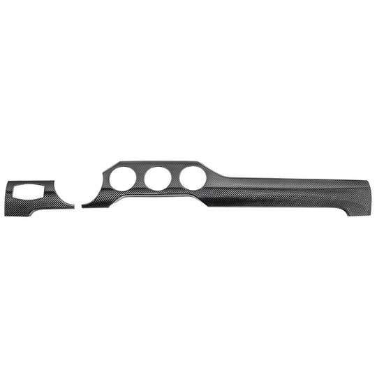 2015-23 Ford Mustang 3 AC DRY CARBON FIBER Dashboard Panel Trim
