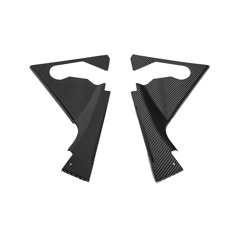 Chevrolet Corvette C8 DRY CARBON FIBER Engine Bay Corner Vent Cover