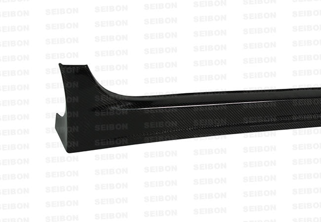Seibon Carbon Fiber VR Style Side Skirts - 2008-2015 Mitsubishi Evo X