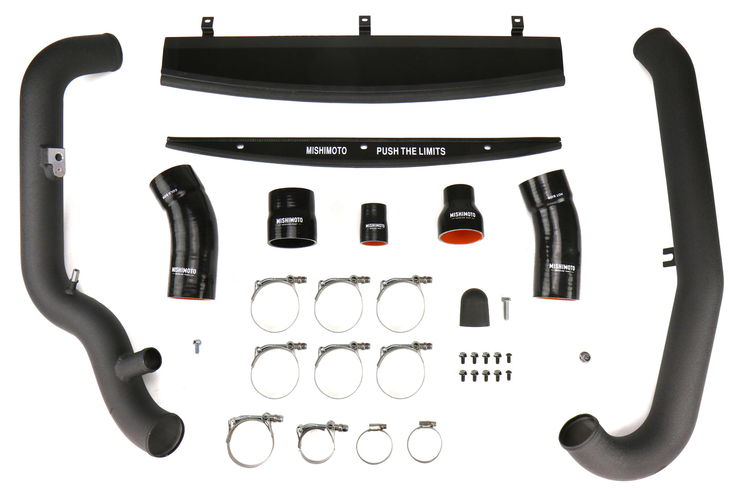 Mishimoto Front Mount Intercooler Kit Black Piping/Gold Core - 2014-2019 Ford Fiesta ST