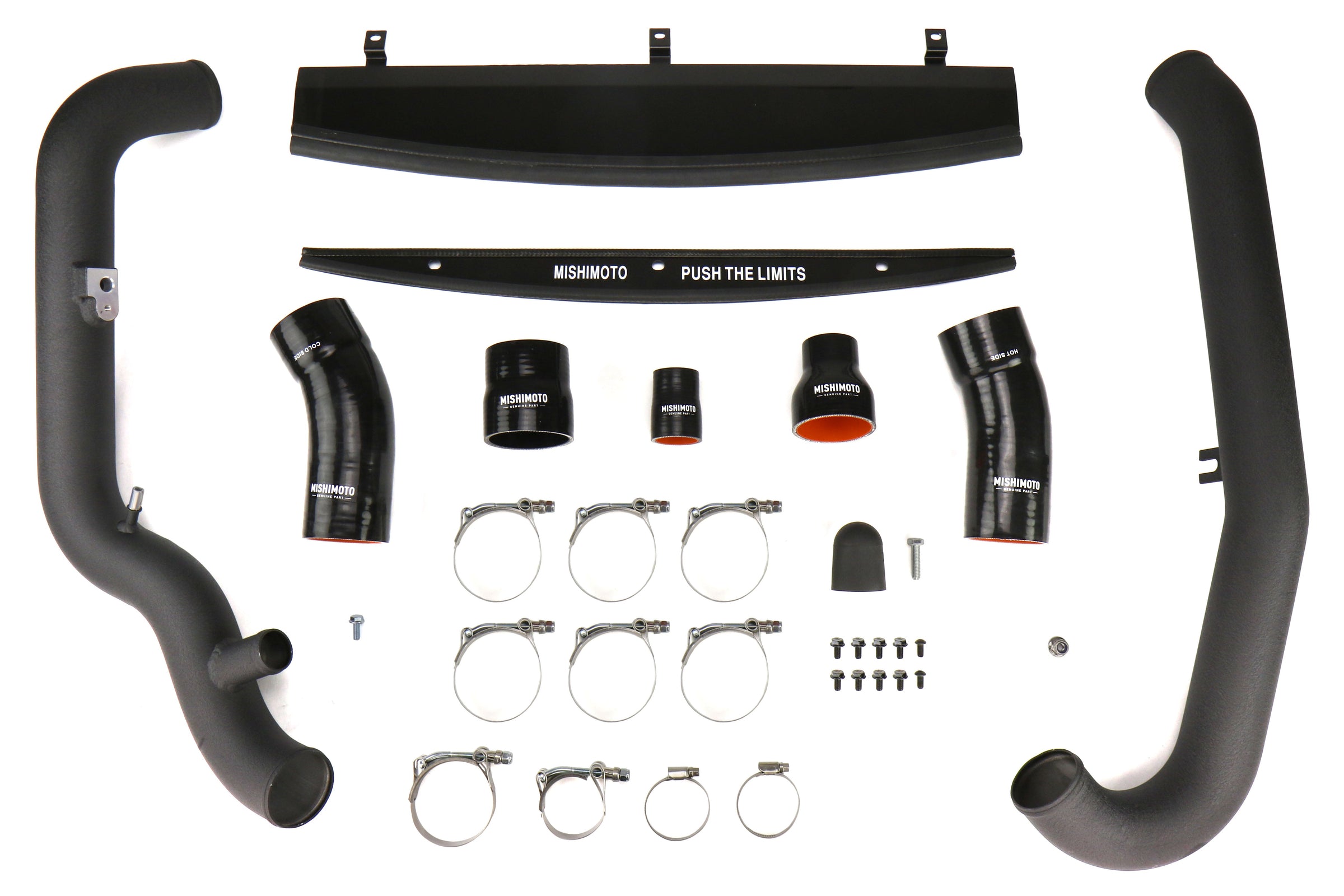Mishimoto Front Mount Intercooler Kit Black Piping/Gold Core - 2014-2019 Ford Fiesta ST