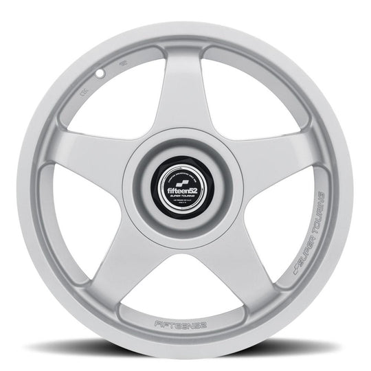 fifteen52 Chicane Speed Silver 18x8.5 +35 5x114.3/5x100 (Single Wheel)  - 2015-2024 Subaru WRX / 2015-2021 STI / 2019-2024 Forester / 2013-2024 Subaru BRZ / Scion FR-S / Toyota GR86 / 2014-2018 Subaru Forester