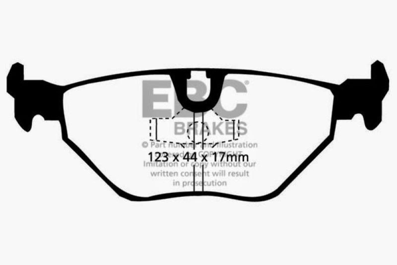 EBC 92-95 BMW M3 3.0 (E36) Bluestuff Rear Brake Pads