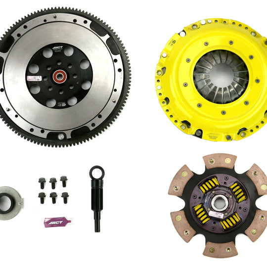 ACT Xtreme Race Sprung 6 Pad Clutch Kit w/ Streetlite Flywheel - Subaru 2006-2026 WRX / 2005-2009 Legacy GT)