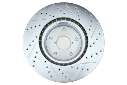 Stoptech C-Tek Sport Drilled and Slotted Rotor Single Front Right - 2005-2017 Subaru STI