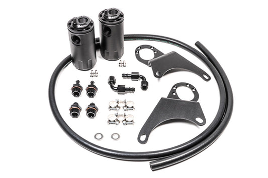 Radium Dual Catch Can Kit Fluid Lock - 2003-2006 Mitsubishi EVO 8-9