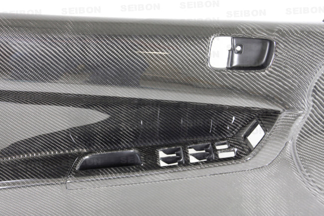 Seibon Carbon Fiber Front Door Panels - 2008-2015 Mitsubishi Evo X