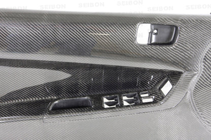 Seibon Carbon Fiber Front Door Panels - 2008-2015 Mitsubishi Evo X