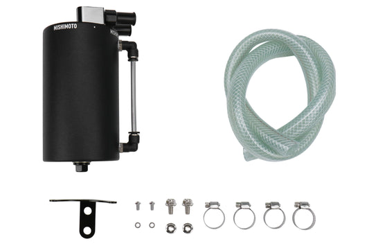Mishimoto Aluminum Oil Catch Can Wrinkle Black - Universal