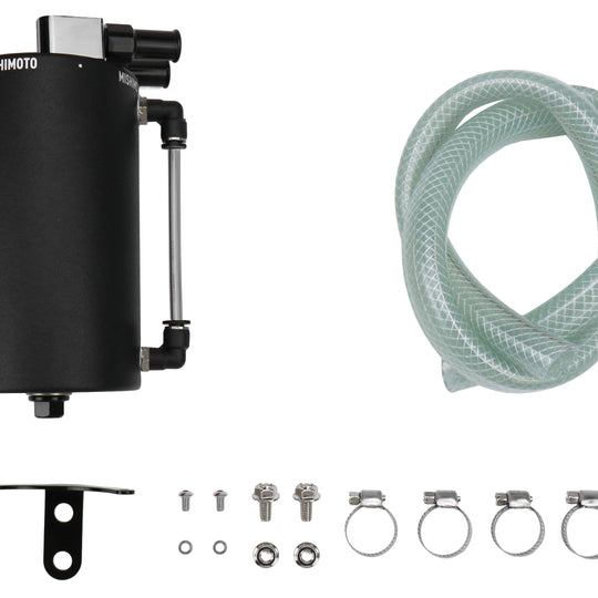 Mishimoto Aluminum Oil Catch Can Wrinkle Black - Universal