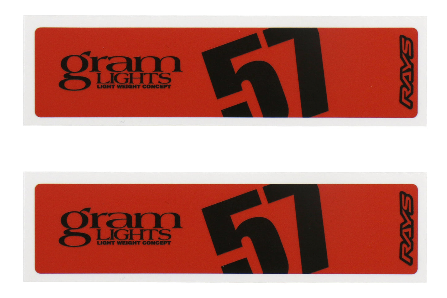 Gram Lights 57DR / 57CR Spoke Sticker Red - Universal