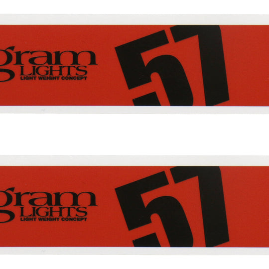 Gram Lights 57DR / 57CR Spoke Sticker Red - Universal