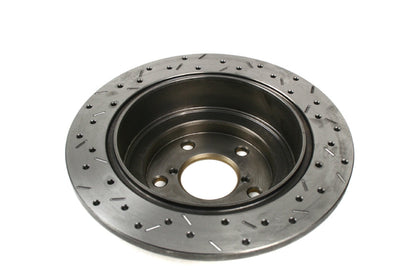 DBA 4000 Series Drilled/Slotted Rear Rotor Pair - Subaru Models (inc. 2002-2005 WRX)