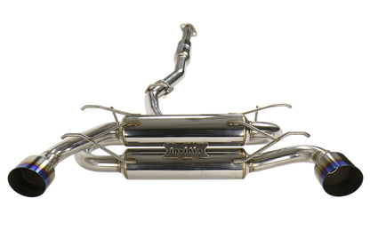 Invidia Gemini R400 Catback Exhaust System - Titanium Tips - 2013-2016 Scion FR-S / 2013-2020 Subaru BRZ / 2017-2020 Toyota 86