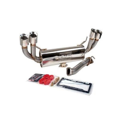 GrimmSpeed Catback Exhaust System Resonated - 2008-2014 Subaru WRX / STI Hatchback