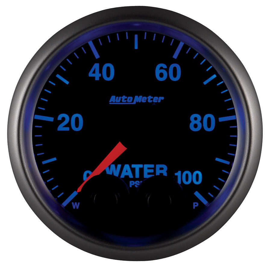 Autometer Elite Water Pressure Gauge 7 Color 52mm - Universal