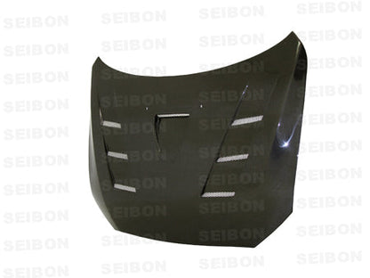 Seibon Carbon Fiber TS Style Hood - 2008-2015 Mitsubishi Evo X