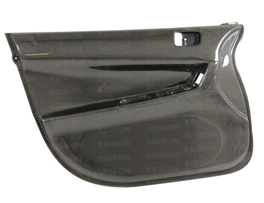Seibon Carbon Fiber Front Door Panels - 2008-2015 Mitsubishi Evo X