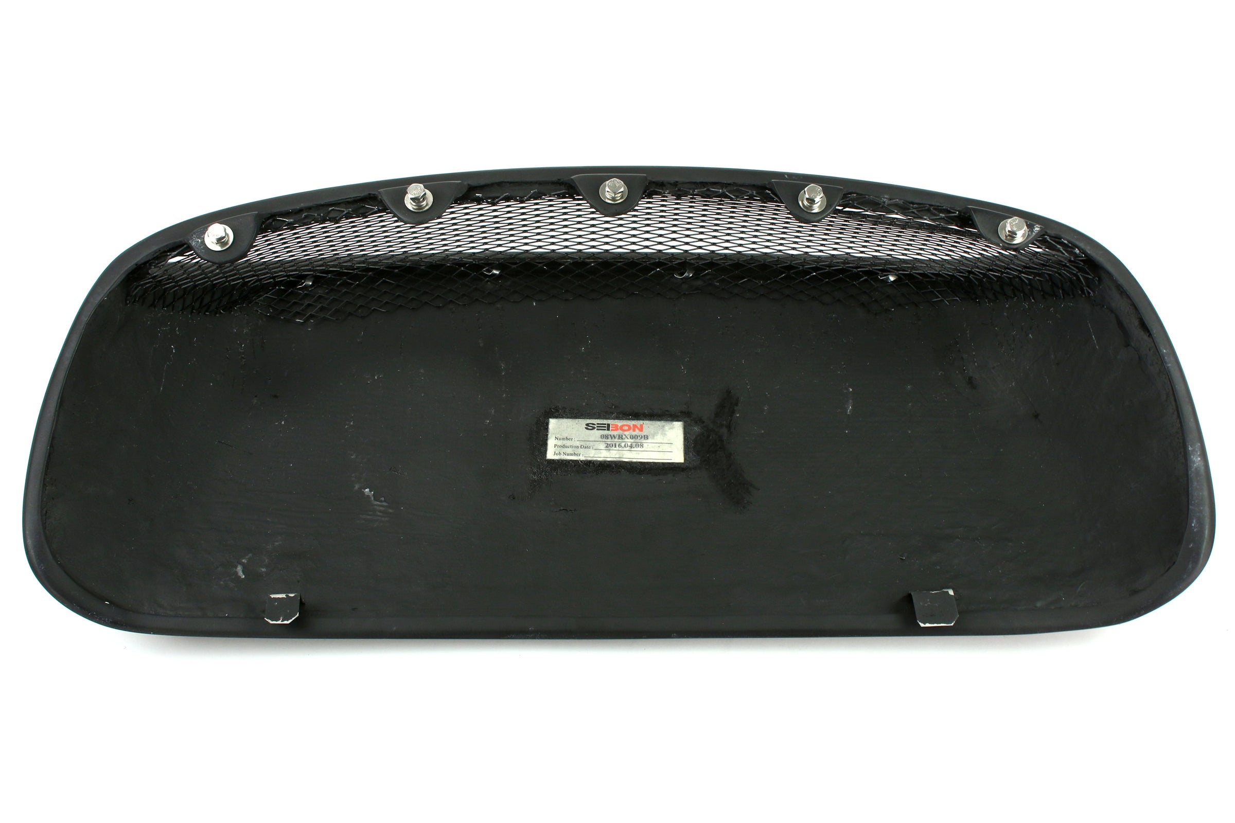 Seibon Carbon Fiber S Style Hood Scoop - 2008-2014 Subaru WRX / STI