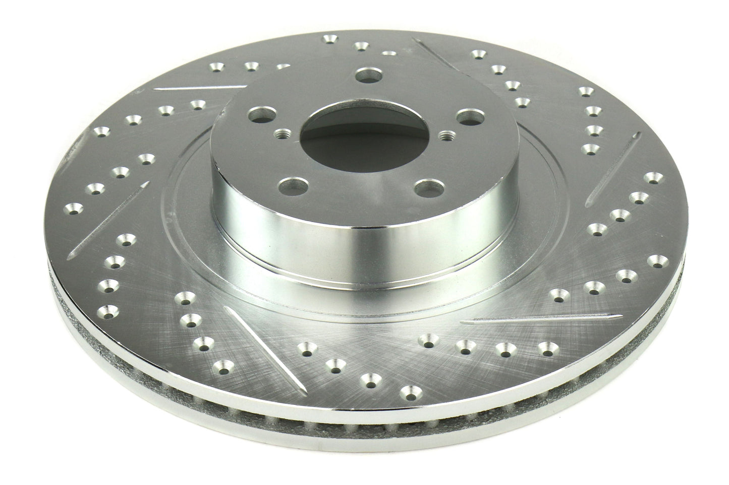 Stoptech C-Tek Sport Drilled and Slotted Rotor Single Front Left - Subaru Models (inc. 2009-2014 WRX)