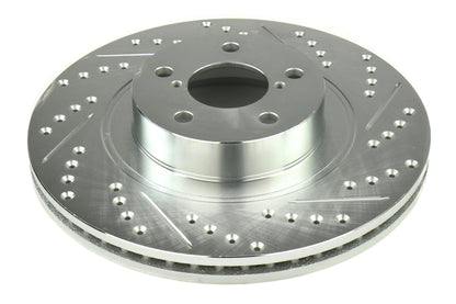 Stoptech C-Tek Sport Drilled and Slotted Rotor Single Front Left - Subaru Models (inc. 2009-2014 WRX)