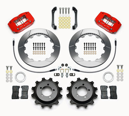 Wilwood DPR 12.88in Rear Kit Red - 2006-2007 Subaru WRX