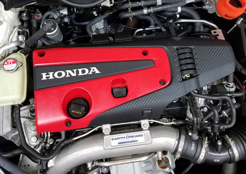 J&L 17-19 Honda Civic Type R Passenger Side Oil Separator 3.0 - Clear Anodized (t3100P-C)