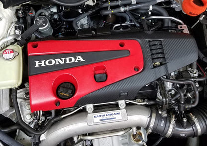J&L 17-19 Honda Civic Type R Passenger Side Oil Separator 3.0 - Clear Anodized (t3100P-C)