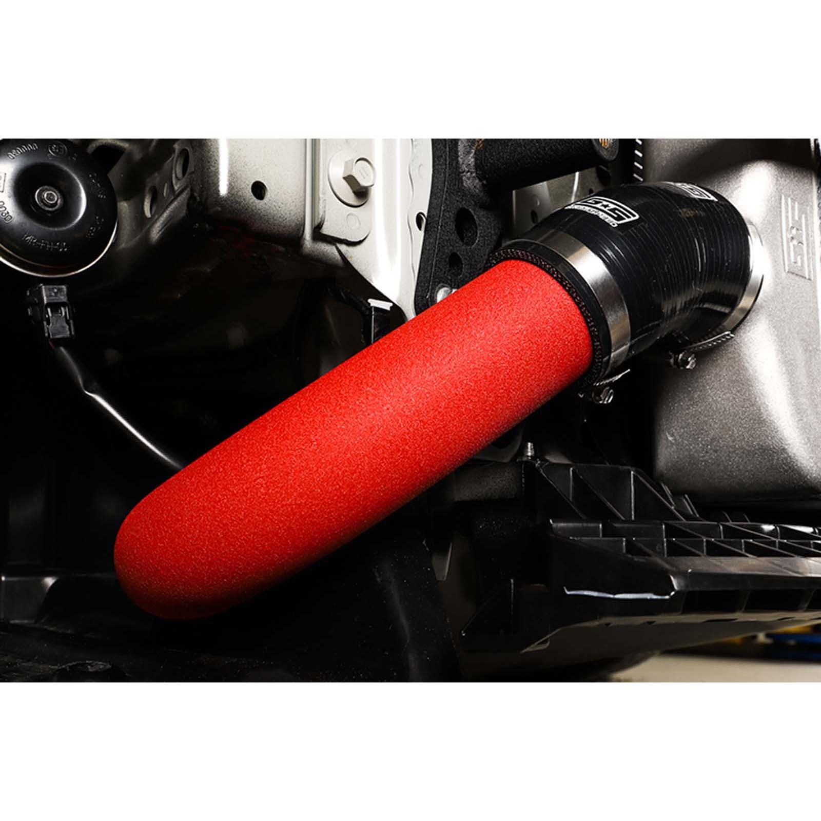 GrimmSpeed Front Mount Intercooler Kit Silver Core w/ Red Piping - 2015-2021 Subaru WRX