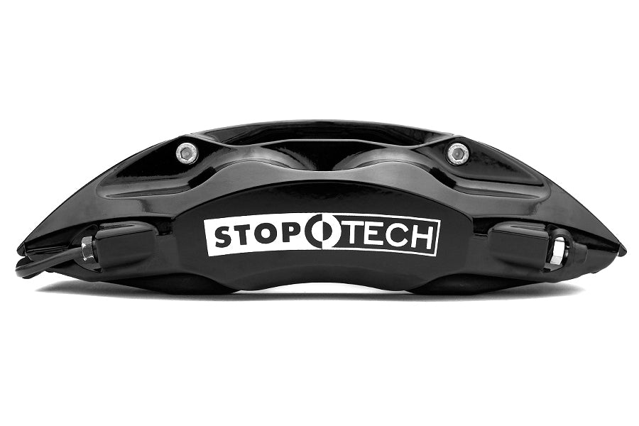 Stoptech ST-40 Big Brake Kit Front 332mm Black Slotted Rotors - 2013-2014 Ford Focus ST