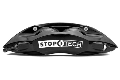Stoptech ST-40 Big Brake Kit Front 332mm Black Slotted Rotors - 2013-2014 Ford Focus ST